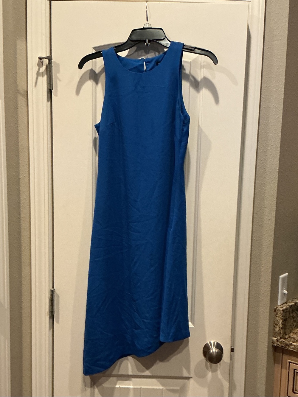 Banana Republic Royal Blue Midi Shift Dress